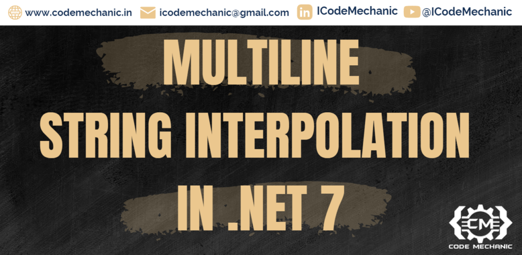 Multiline in String Interpolation in .NET 7
