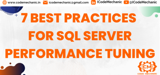7 Best Practices for SQL Server Performance Tuning