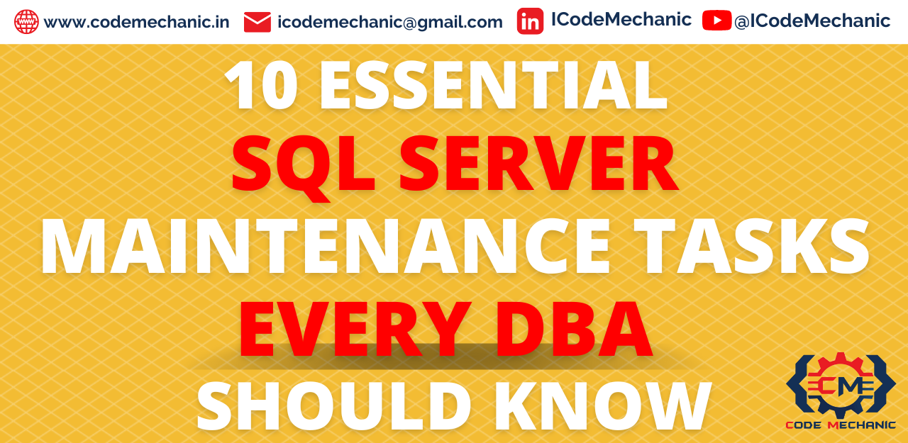 10-essential-sql-server-maintenance-tasks-every-dba-should-know